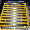 ป้ายช่องเสียบบัตร สแคนเลสทำสีติดสติ๊กเกอร์